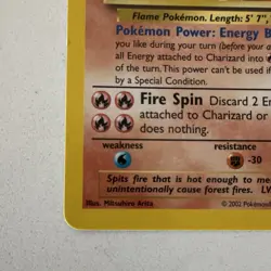 Pokemon TCG Charizard 3/110 WotC Legendary Collection Non-Holo NM - Image 4