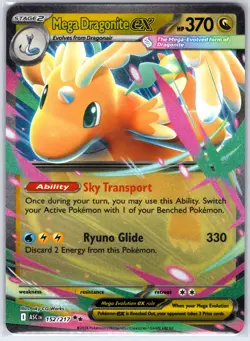 Mega Dragonite ex 152/217 Double Rare Ascended Heroes Pokemon Holo Near Mint - Image 1
