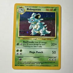 Pokemon TCG Nidoqueen Jungle Holo Rare Unlimited 7/64 90 HP 1999 English - Image 1
