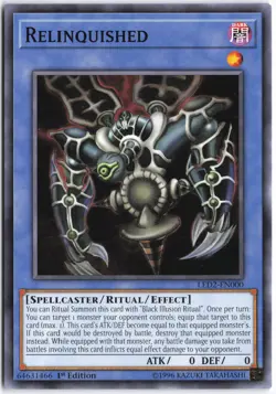 Yugioh - Relinquished LED2-EN000 1st Edition - Legendary Duelists: Ancient Mille - Image 1