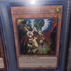 Droll and Lock Bird RA02-EN006 Secret Rare 1st Edition Mint/NM Condition Yugioh - Image 4