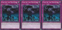 3x Call of the Haunted | RA05-EN076 | SR | 1st Ed | NM | YuGiOh - Image 1