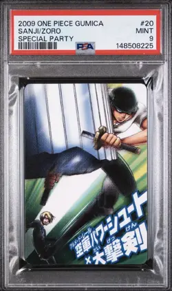 Pop 1 PSA 9 2009 ONE PIECE GUMICA SPECIAL PARTY 20 SANJI/ZORO - Image 1