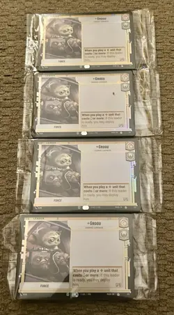 Star Wars Unlimited Mandalorian & Grogu AMC Movie Promo 2-Card Sealed 4 PACKS !! - Image 2
