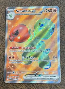 Scovillain EX 216/191 Surging Sparks Ultra Rare Holo Pokemon Card - Image 1