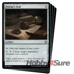 Patriar's Seal X4 M/NM Magic MTG Commander Legends: Battle For Baldur's Gate - Image 1