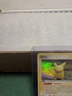 Pokemon TCG: Ditto (Pikachu) #63/113 EX Delta Species, Reverse Holo Stamp, MP/LP - Image 2