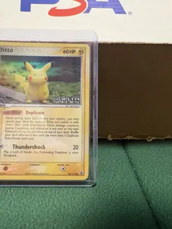 Pokemon TCG: Ditto (Pikachu) #63/113 EX Delta Species, Reverse Holo Stamp, MP/LP - Image 4