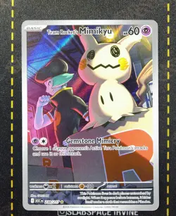 2026 POKEMON ASCENDED HEROES #ILLUSTRATION RARE TEAM ROCKET'S MIMIKYU - Image 1