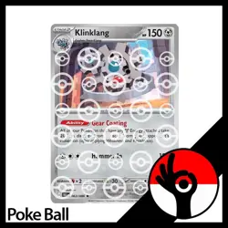 Pokemon TCG: Black Bolt - PokeBall Reverse Holo - 063/086 - Klinklang - Image 1