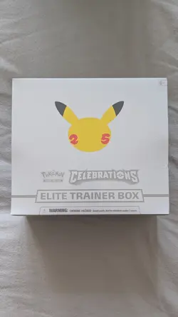 Pokemon Celebrations 25th Anniversary Elite Trainer Box ETB | Sealed Subtle Tare 820650809866 - Image 1