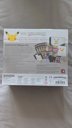 Pokemon Celebrations 25th Anniversary Elite Trainer Box ETB | Sealed Subtle Tare 820650809866 - Image 2