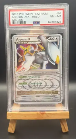 ARCEUS LV.X HOLO 94/99 ARCEUS POKEMON PSA 8 - Image 1