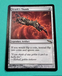 Krark's Thumb - Mirrodin - MTG - Magic the Gathering - Image 1