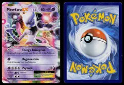 MEWTWO EX 52/108 HOLO EX RARE EVOLUTIONS POKEMON MP - Image 3