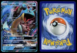 LAPRAS GX 35/149 HOLO ULTRA RARE SM BASE SET POKEMON NM - Image 3