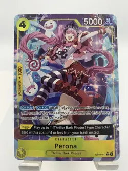 Perona OP14-111 Alternate Art One Piece TCG OP14 English NM - Image 1