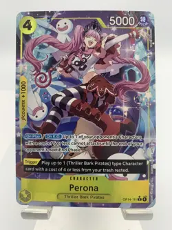 Perona OP14-111 Alternate Art One Piece TCG OP14 English NM - Image 3