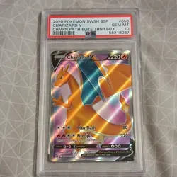 Pokemon TCG Charizard V SWSH050 2020 Sword & Shield Promo Cards Holo PSA 10 - Image 1