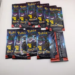 10 Packs Pokemon TCG Trick or Trade Booster Packs 2024 Halloween Card Lot Bundle - Image 2