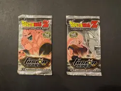 2 x DragonBall Z Fusion Saga 10 Game Cards Factory Sealed Booster Packs Rare CCG - Image 1