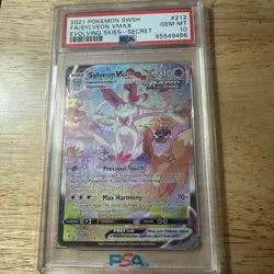 Pokemon graded card lot. Nidoking, sylveon, glaceon. PSA 10 - Image 2