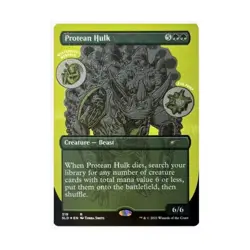 WOTC MtG Magic the Gathering Protean Hulk (Foil Etched) (R) (Foil) NM - Image 1