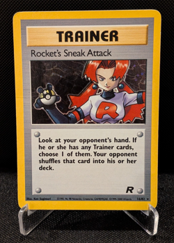 [AUS] Rocket's Sneak Attack 16/82 Holo Vintage English Pokemon Card 2000 MP - Image 1