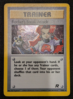 [AUS] Rocket's Sneak Attack 16/82 Holo Vintage English Pokemon Card 2000 MP - Image 3