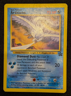 [AUS] Articuno 22 Black Star Promo English Pokemon Card WOTC 2000 HP - Image 3