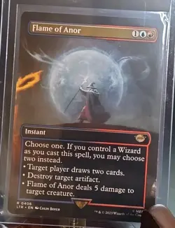 Flame of Anor (Borderless) Lord of the Rings MTG Regular Near Mint - Image 3