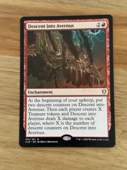 Descent into Avernus - Commander Legends Enchantment Rare Red 169 MTG - Image 1
