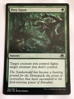MTG Eldritch Moon Prey Upon 166/205 LP - Image 1