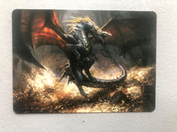 Mtg Carte Magic Lord of the Rings Cavern-Hoard Dragon Art Series NM - Image 1