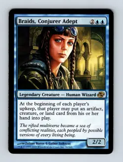 Braids, Conjurer Adept Planar Chaos Non-Foil MTG LP - Image 1