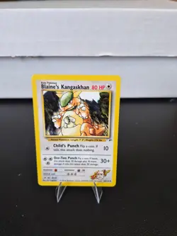 1999-2000 Pokemon TCG - Gym Heros- Non Holo- Blaine's Kangaskhan 36/132 - Image 1