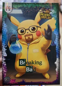 Breaking Bad (Pikachu) #138 - Holo - Electric Pikachu Cosplay - Pokemon - Image 1