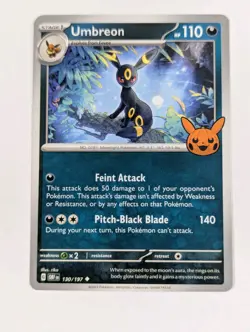 Umbreon 130/197 Trick or Trade 2024 Regular Pokemon TCG NM - Image 1