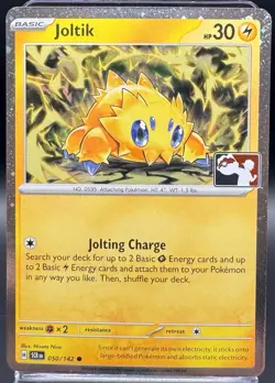 Joltik 050/142 Stella Crown Cosmos Holo Play Stamped Pokemon TCG NM - Image 1