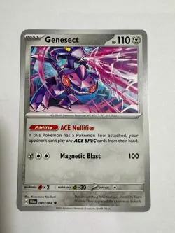 Genesect 040/064 Uncommon Shrouded Fable Pokemon Near Mint - Image 1