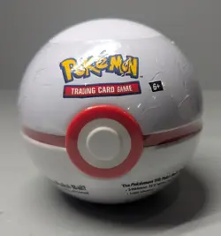 Pokemon Poke Ball 3 booster packs collectable tin with stickers sealed 2025 - Image 1
