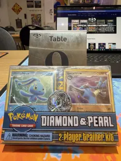 Pokemon Manaphy Lucario 2 Player Trainer Kit w Sealed Power Keepers Booster Pack - Image 1