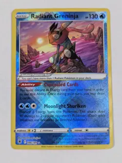 Radiant Greninja 046/189 Swsh10: Astral Radiance Holo Pokemon TCG NM - Image 1