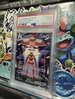 Pokemon 2023 Crown Zenith Galarian Gallery Deoxys VMAX GG45 PSA 9 Holo - Image 1