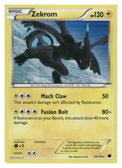 Zekrom 039/116 Holo Promo Miscellaneous Cards & Products Pokemon Lightly Played - Image 1