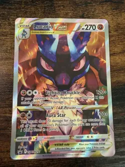 Lucario VSTAR Crown Zenith ETB Promo Card SWSH291 Pokemon TCG - Image 1