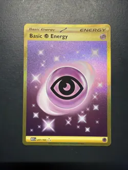 Pokemon TCG Psychic Energy Scarlet & Violet Basic Card 207/165 Gold - Image 1