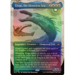 FOIL ELUGE, THE SHORELESS SEA (BORDERLESS) Bloomburrow BLB Magic MTG MINT CARD - Image 1