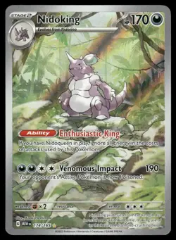 Pokemon Cards Nidoking 174/165 151 Illustration Rare NM *3 - Image 1