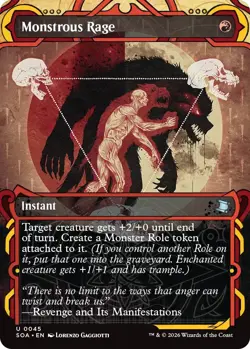 4x Monstrous Rage - Mystical Archives - Secrets of Strixhaven - MtG - NM - Image 1